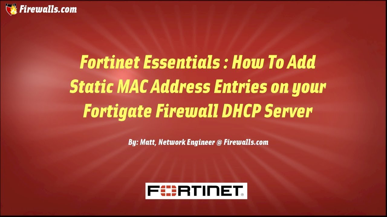 fortinet dhcp